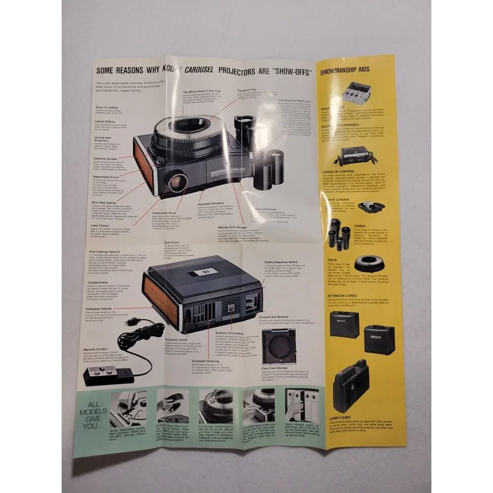 Lot‎ Of Vintage Nikon/Kodak Camera Brochure/Manuals - Nikkor, Close-up, Carousel